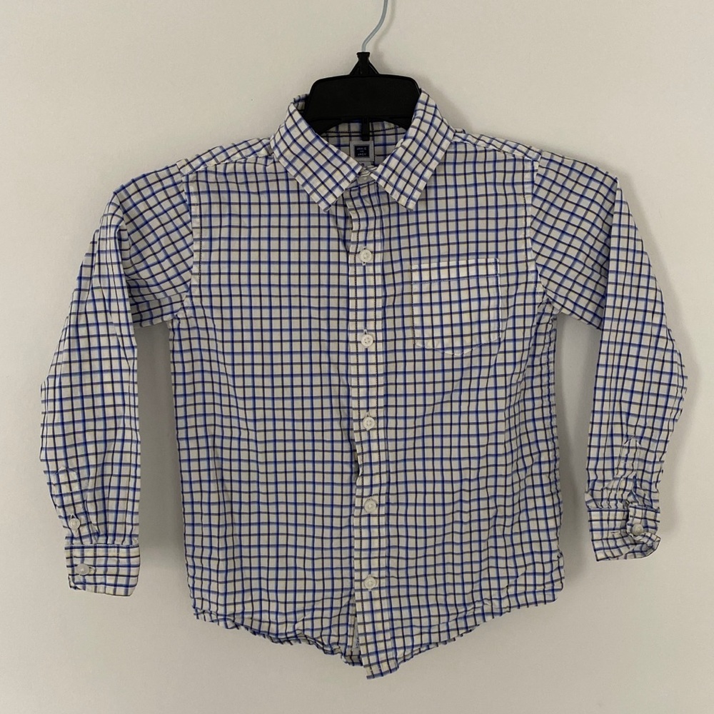 Janie and Jack Boys Striped Button Up